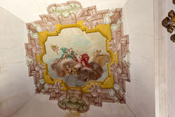 achtzehnten Jahrhundert Dekoration von der Decke in der venetische Villa