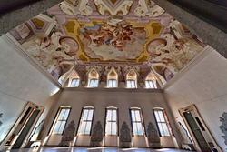 Large living room of the eighteenth-century villa Sagramoso