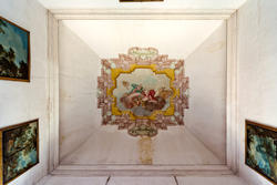 eighteenth-century frescoed ceiling in venetian villa