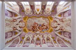 Affresco sul soffitto della villa veneta