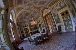 Sala da pranzo a villa Perez Sagramoso