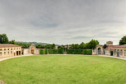 ville venete veronesi, verso l'uscita nel parco della villa veneta